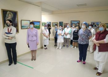 В обласному онкологічному диспансері відкрилась нова виставка