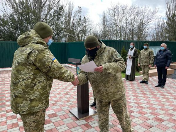 В Херсонском пограничном отряде срочники увольняются в запас