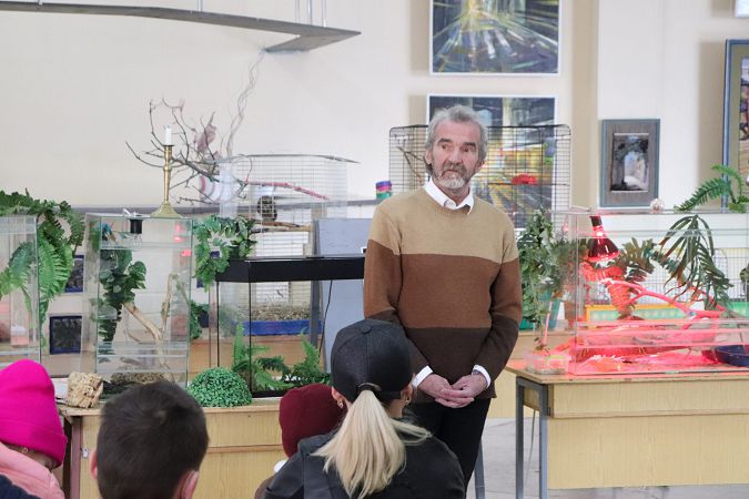 У Xepcoнcькoму дepжунiвepcитeтi вiдкpилacя виcтaвкa eкзoтичниx твapин