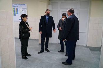 В Каховській  центральній лікарні перевіряли  наявність кисневої станції