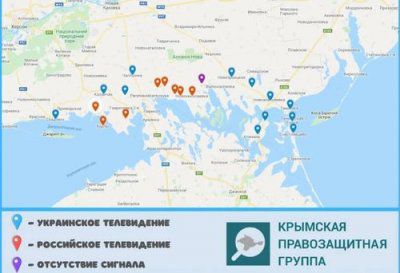 На Херсонщині в 8 населених пунктах працює тільки російське телебачення