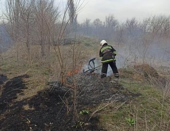 В області зафіксовано два випадки загоряння в екосистемах