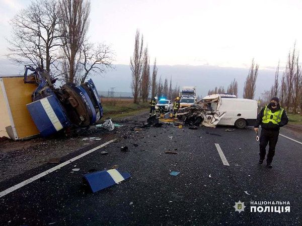 Авария произошла под Николаевом.