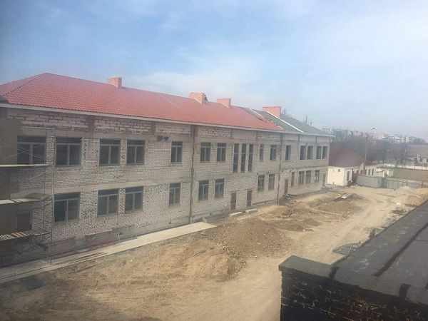 В Херсоне продолжаются работы по строительству детского сада по ул.Сухарной