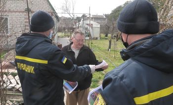 МНСники провели рейд у садовому товаристві «Будівельник-3» Голопристанського району задля профілактики виникнення пожеж на відкритих територіях