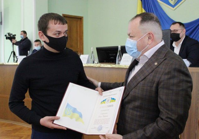 Олександр Самойленко вручив почесні грамоти Херсонської обласної ради