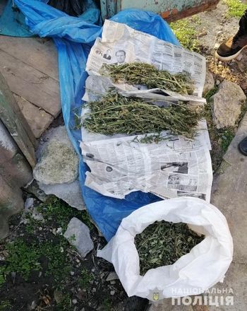 У місті Каховка оперативники викрили місце незаконного зберігання та переробки коноплі