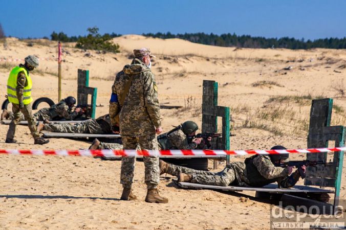 Обучение территориальной обороны на Херсонщине