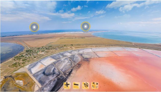 Туристические локации Арабатской стрелки показали онлайн в 3D