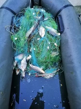 Рибпатрульні Херсонщини у Рибальчанському жолобі затримали порушника