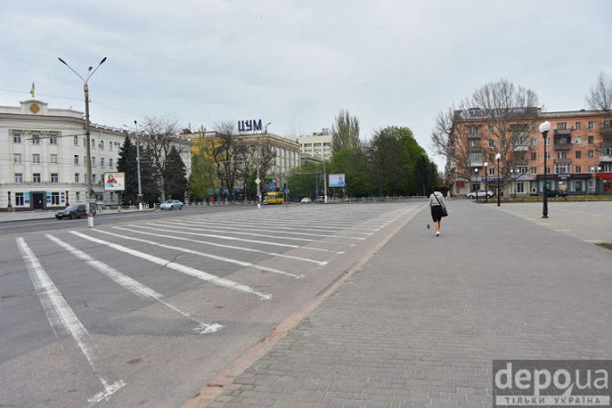 Херсон пустые улицы
