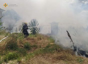 Підрозділи обласної Держслужби з надзвичайних ситуацій 9 разів виїжджали на ліквідацію пожеж на відкритих територіях