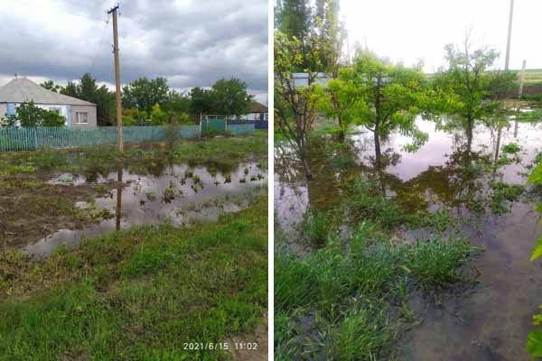 На Херсонщине село тонет после дождя