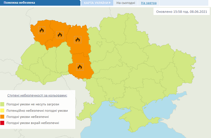 Предупреждение Укргидрометцентра