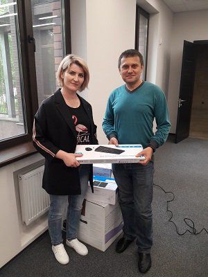 Чаплинська громада отримала комп’ютерне обладнання, завдяки черговому проєкту USAID