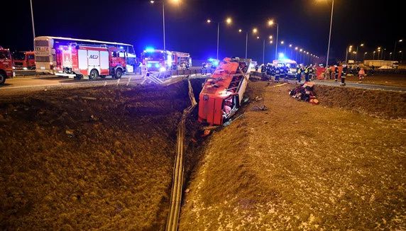 Умерла восьмая жертва аварии украинского автобуса в Польше