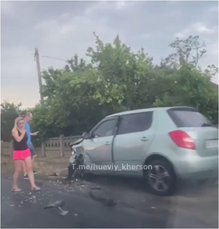 На выезде из Железного Порта в ДТП попали две легковушки