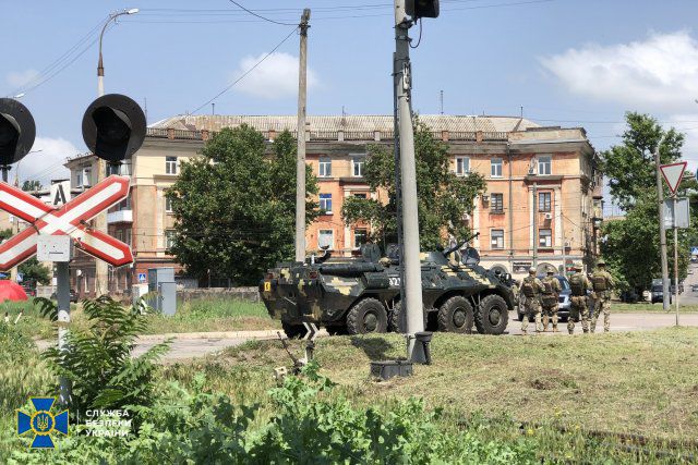 СБУ провела антитеррористические учения в Херсонском морском порту: отбили «террористическую» атаку
