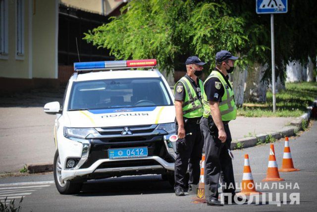 В Херсоне полицейские присоединились к проведению антитеррористических учений