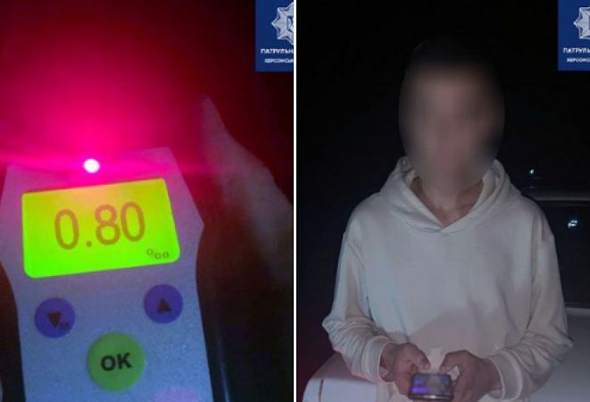Пьяный 18-летний херсонец ехал за рулем на свидание с девушкой, а получил рандеву с полицейскими