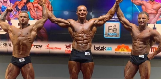 Херсонец Михаил Лазор занял 1 место на чемпионате Украины по бодибилдингу