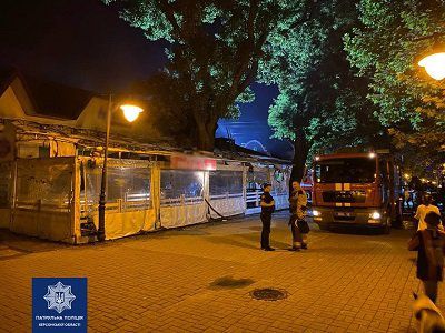 Недіюче кафе в Херсоні могли підпалити троє неповнолітніх