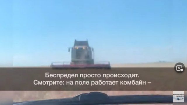 "Нас блокируют полицейские, пока чужой комбайн ворует пшеницу»: на Херсонщине фермерский скандал