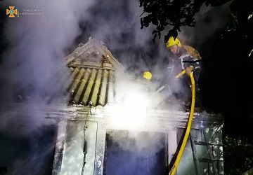 В с. Великі Копані рятувальники ліквідували пожежу житлового будинку