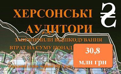 Херсонські аудитори прозвітували за перше півріччя 2021 року