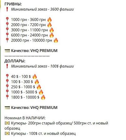 Сколько просят за фальшивки