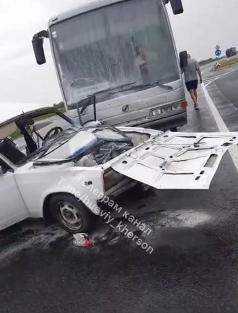На трассе возле Каховки произошло смертельное ДТП
