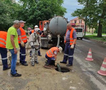 Аварія на колекторі по вул.Чорноморській