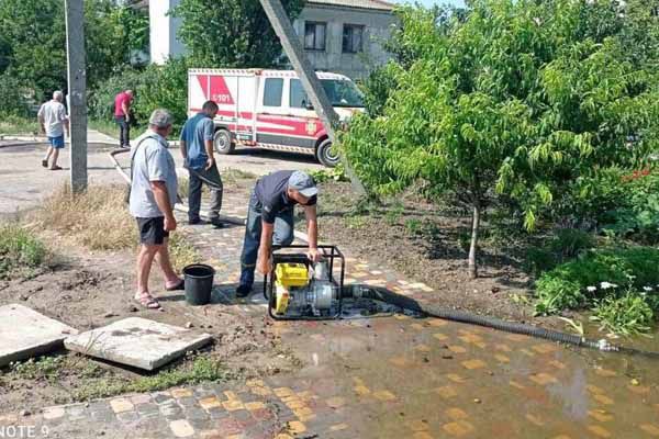 Скадовск борется с подтоплением