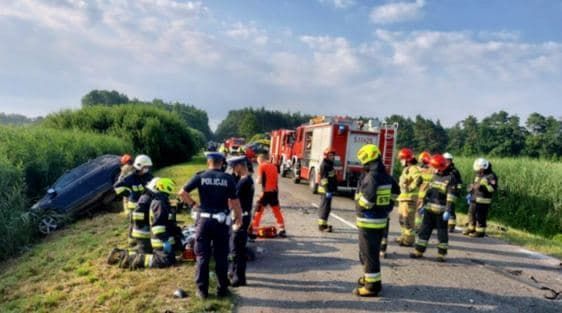 В Польше микроатобус с жителями Херсонщины попал в серьезное ДТП