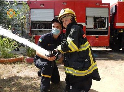 Скадовські рятувальники відвідали ясла-садок «Дзвіночок»