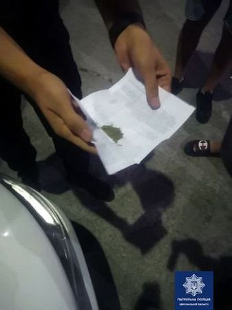 Херсонського водія зупинили в наркотичному сп’янінні