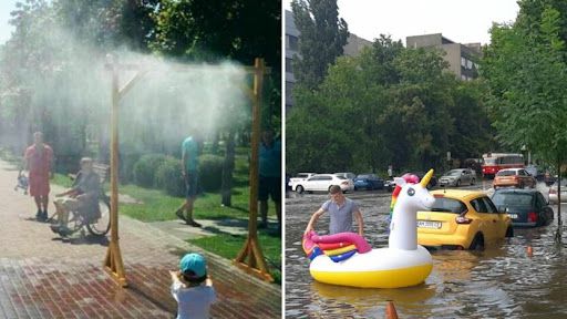 Жару немного охладят ливни: прогноз погоды на 2 августа (карта)