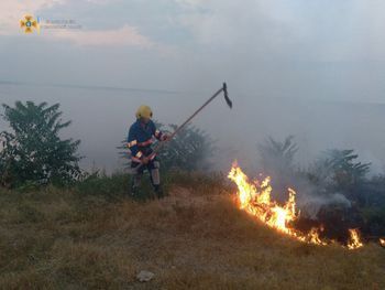 На Херсонщині продовжують виникати пожежі в екосистемах