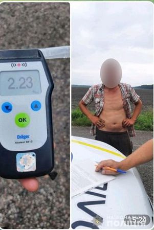 З початку року працівники секторів реагування районних підрозділів поліції Херсонщини виявили понад 1600 нетверезих водіїв