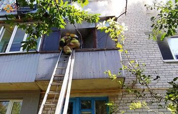 У Генічеську горіла квартира