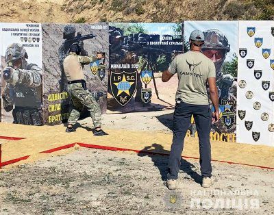 Поліцейські Херсонщини посіли призове місце на Всеукраїнському чемпіонаті Нацполіції з практичної стрільби