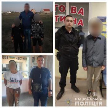За добу на Херсонщині поліцейські розшукали чотирьох зниклих безвісти дітей