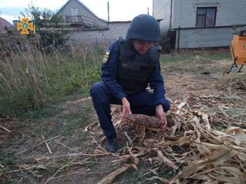 В Антонівці у приватному секторі виявлено артснаряд