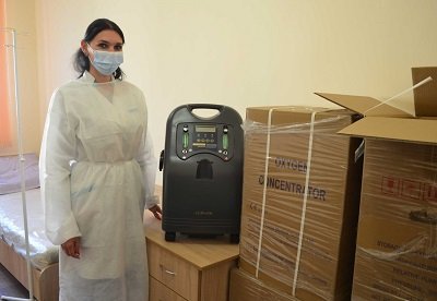 Великолепетиська громада отримала 5 кисневих концентраторів