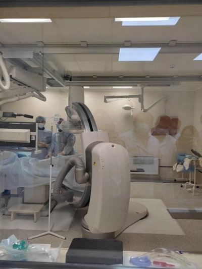 В обласній лікарні Херсонщини було проведено перші 3 операції на серці та головному мозку