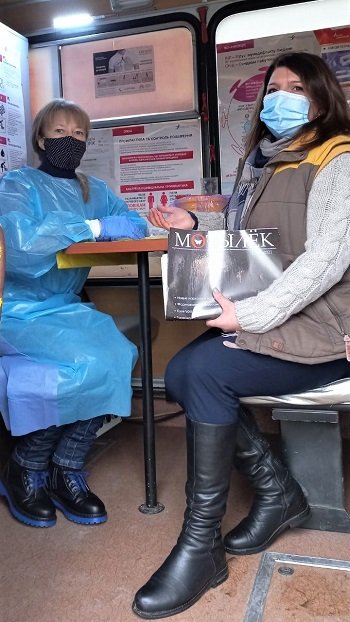 В Чаплинці провели тестування клієнтів пробації на різні хвороби