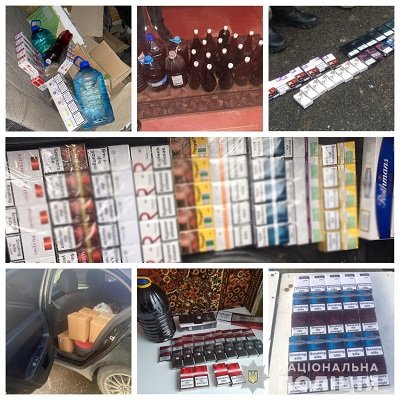 На Херсонщині поліцейські вилучили сурогат на суму понад 1 млн. 300 тис. грн.