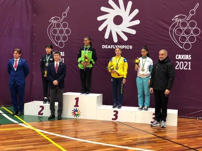 Спортсменка з Херсонщини виборола нагороду на Дефлімпійських Іграх Спортсменка з Херсонщини виборола нагороду на Дефлімпійських Іграх