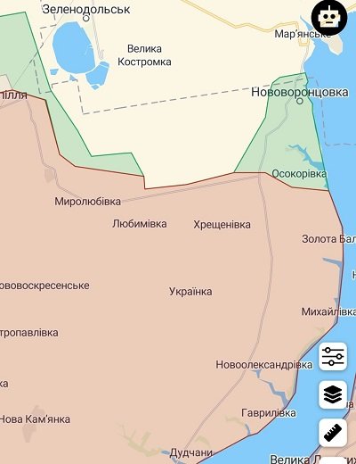 Село Осокорівка під постійними обстрілами