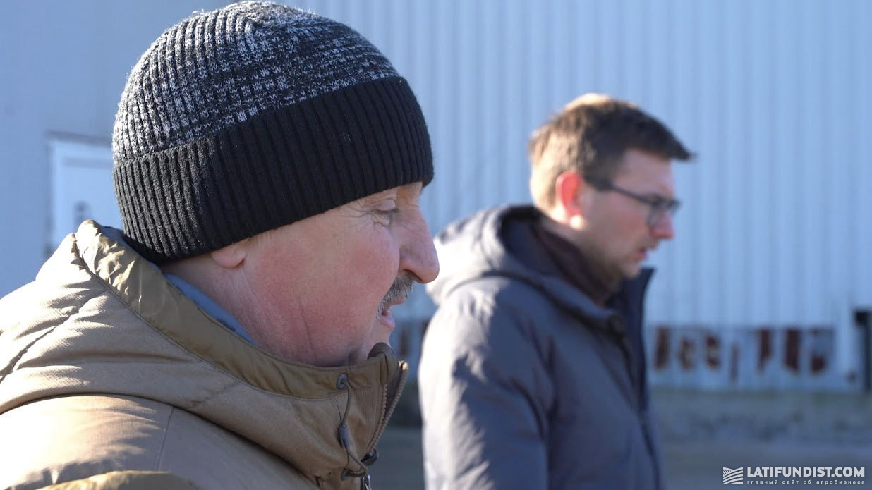 Директор «Чорнобаївської птахофабрики» Андрій Чирков та головний редактор Latifundist.com Костянтин Ткаченко